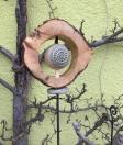 Wunderschöne Gartensteele mit holz